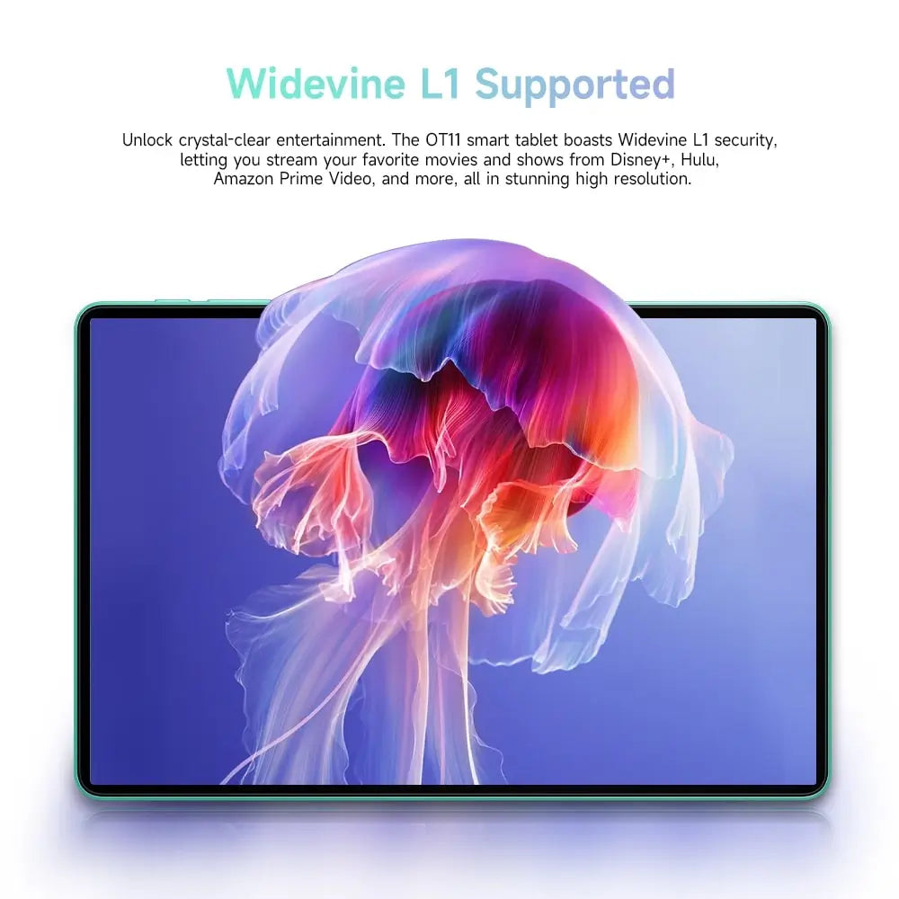 Oukitel OT11 Smart Tablet 11-inch 2K Display TÜV SÜD Certified 8000mAh Battery Android 14.0(16GB+ 128GB)