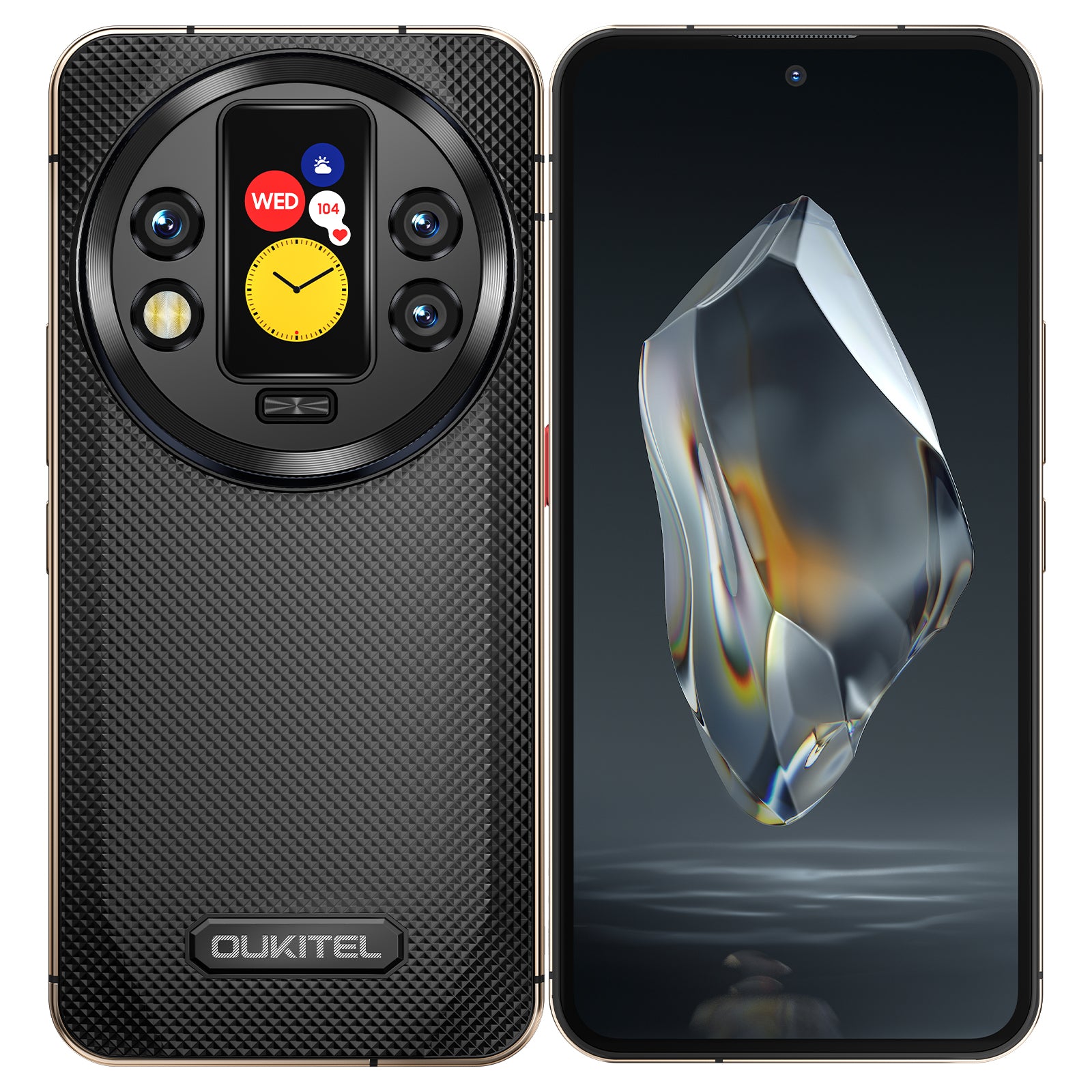 Oukitel WP200 Pro - World's First Modular Rugged Phone with a Detachable Earphone/SmartWatch, AI-enabled, 5G, 6.7'' AMOLED Display, 8800 mAh, Android 15 (24GB+ITB NFC)