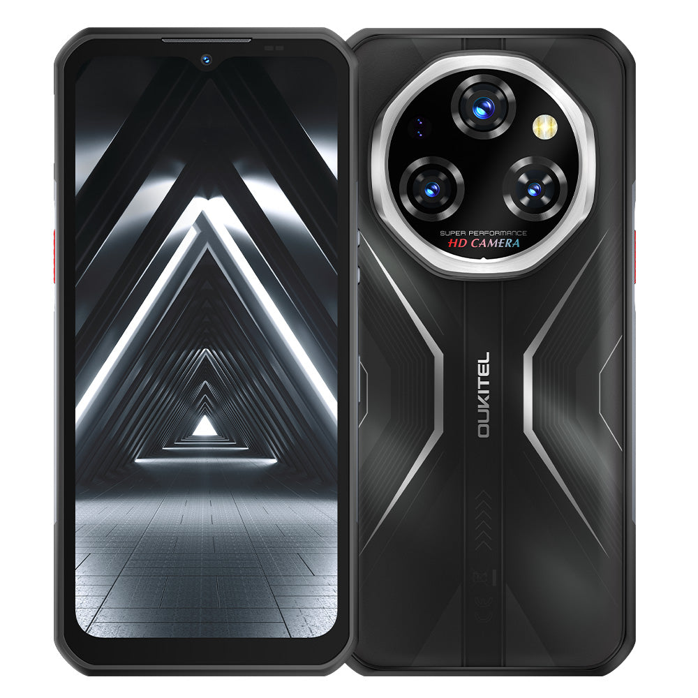 Oukitel WP55 Pro 5G Rugged Phone 6.6'' HD+ Display 11000mAh Big Battery 108MP Camera Android 15(16GB+512GB NFC)