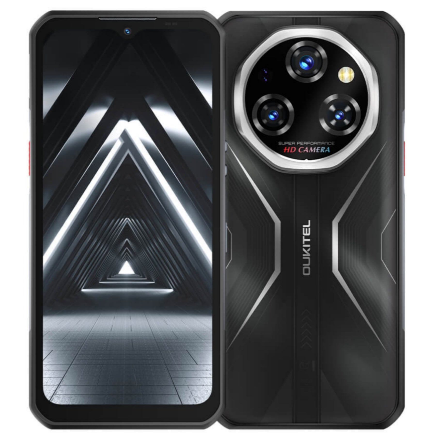 Oukitel WP55 5G Rugged Phone 6.6'' HD+ Display 11000mAh Big Battery 108MP Camera Android 15(12GB+256GB NFC)