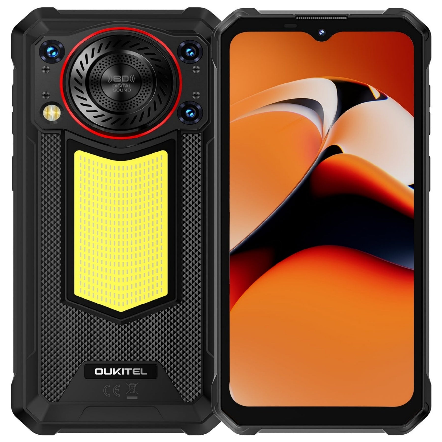 Oukitel WP53 Pro 4G Rugged Phone 6.52'' FHD+ Display 11000mAh Big Battery 50MP Camera Android 15(8GB+512GB NFC)