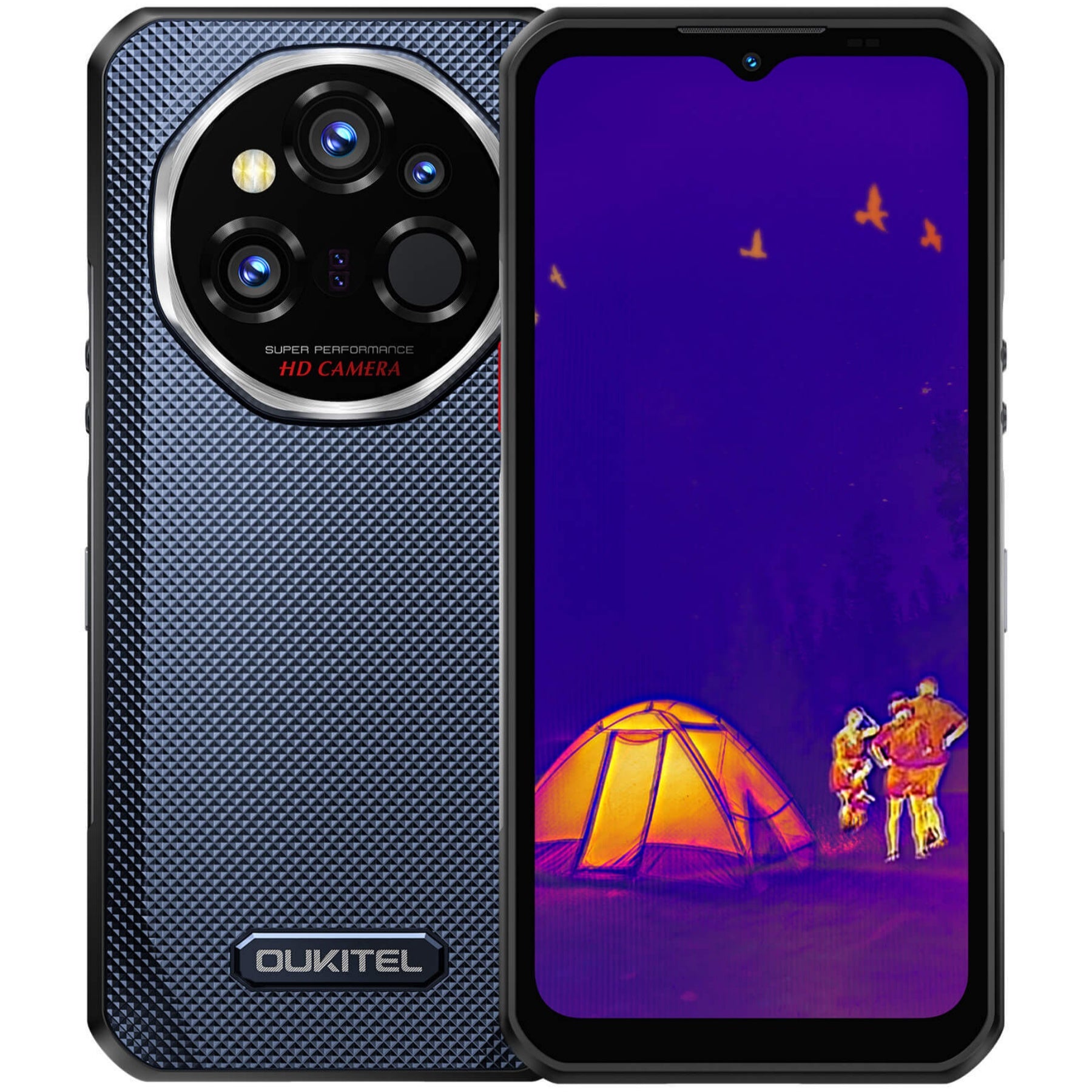 Oukitel WP55 Ultra Rugged Phone in Blue – 6.6 inch display, 11,000mAh battery, waterproof and shockproof smartphone