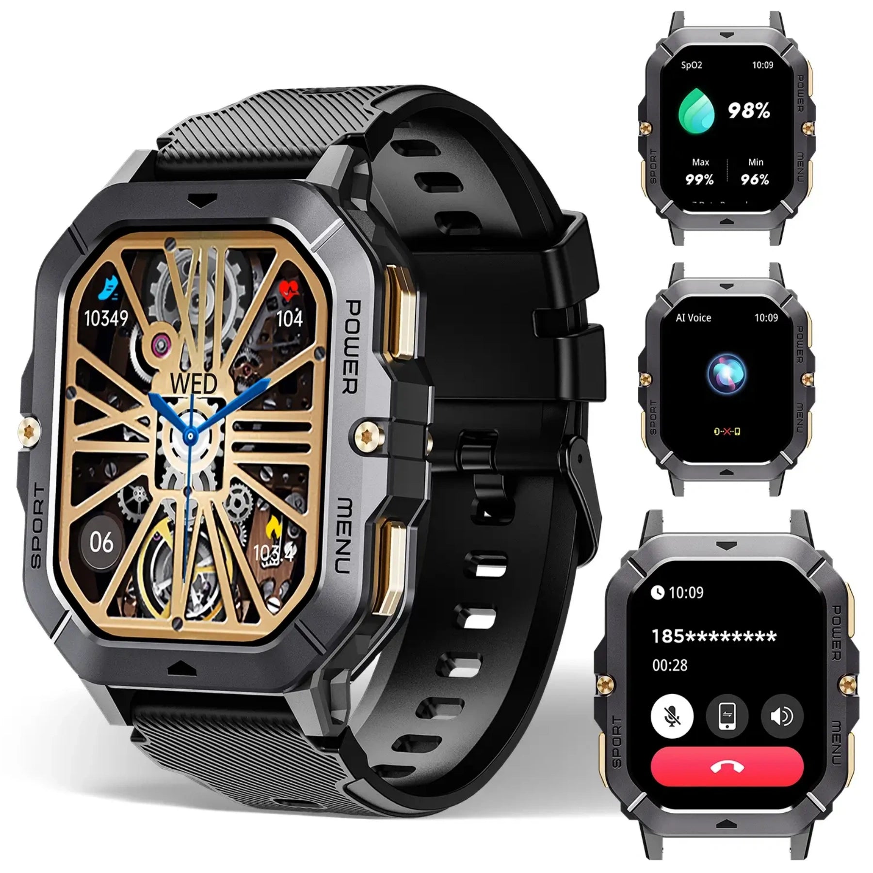 OUKITEL BT101 MILITARY SMART WATCH