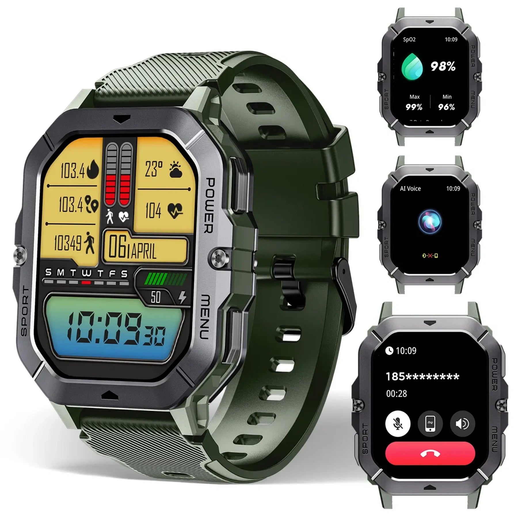 OUKITEL BT101 MILITARY SMART WATCH