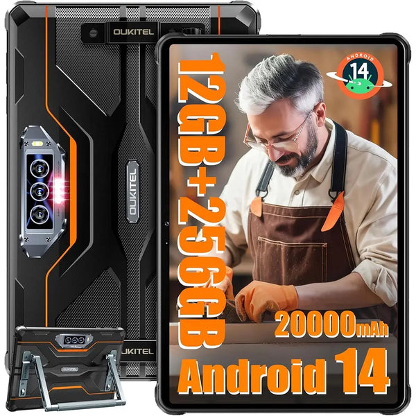 Oukitel RT8 Rugged Tablet 11-inch 2K Display 20000mAh Battery 48MP Sony Camera(With Stand)