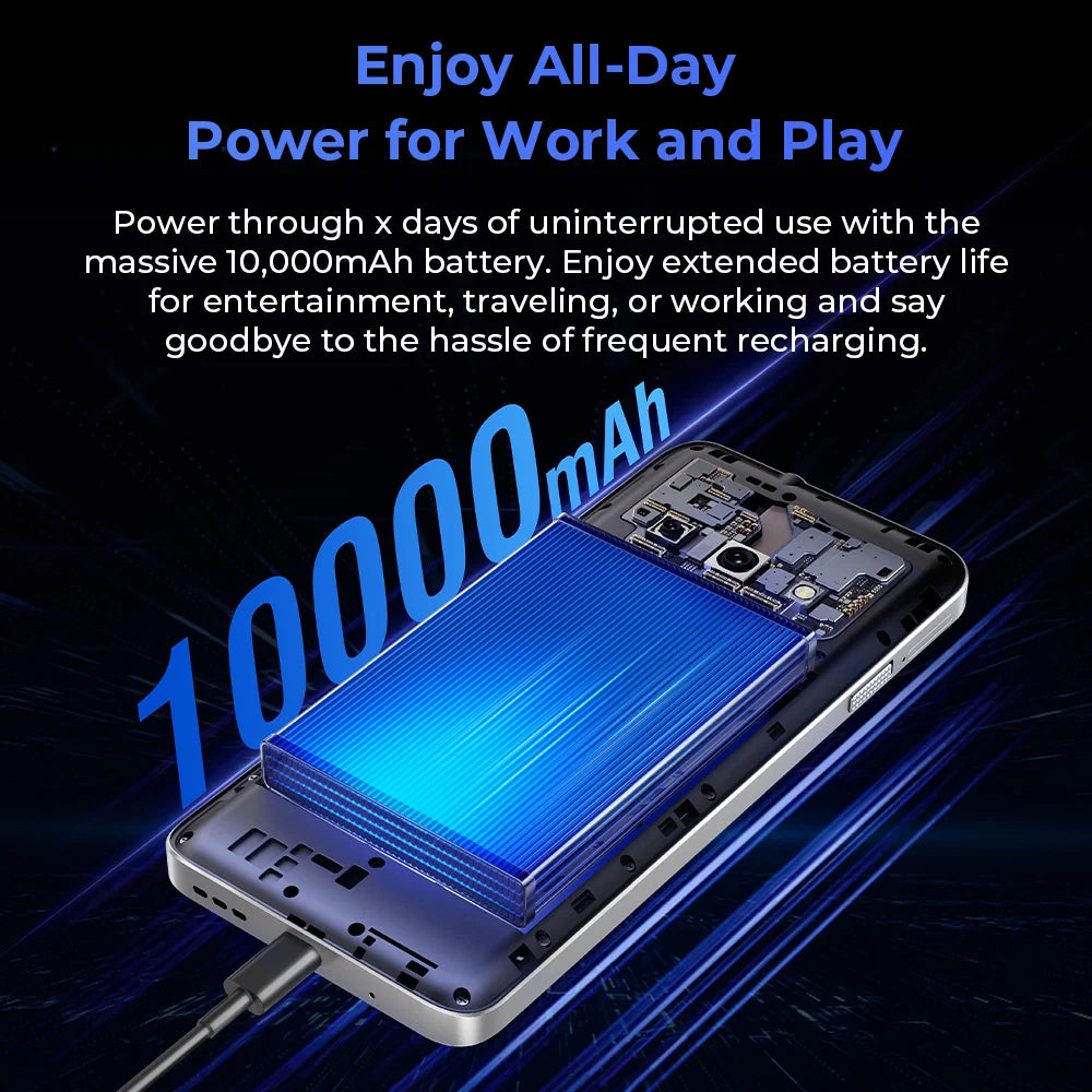 Oukitel C59 Pro 6.88-inch 10000mAh Battery 13.3mm Ultra-thin Body