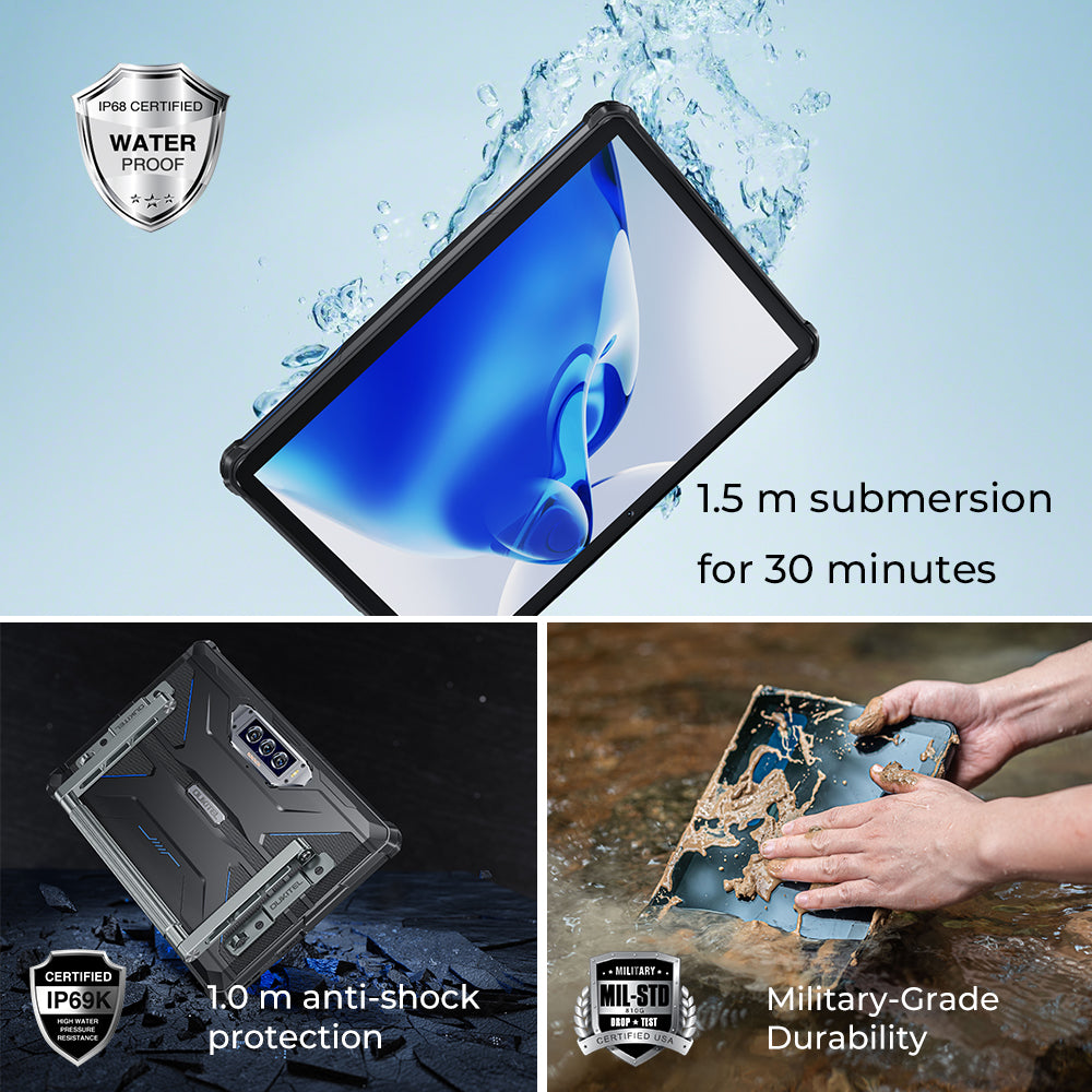 Oukitel RT7 10-inch 32000mAh Battery IP68 IP69K 5G Android 15