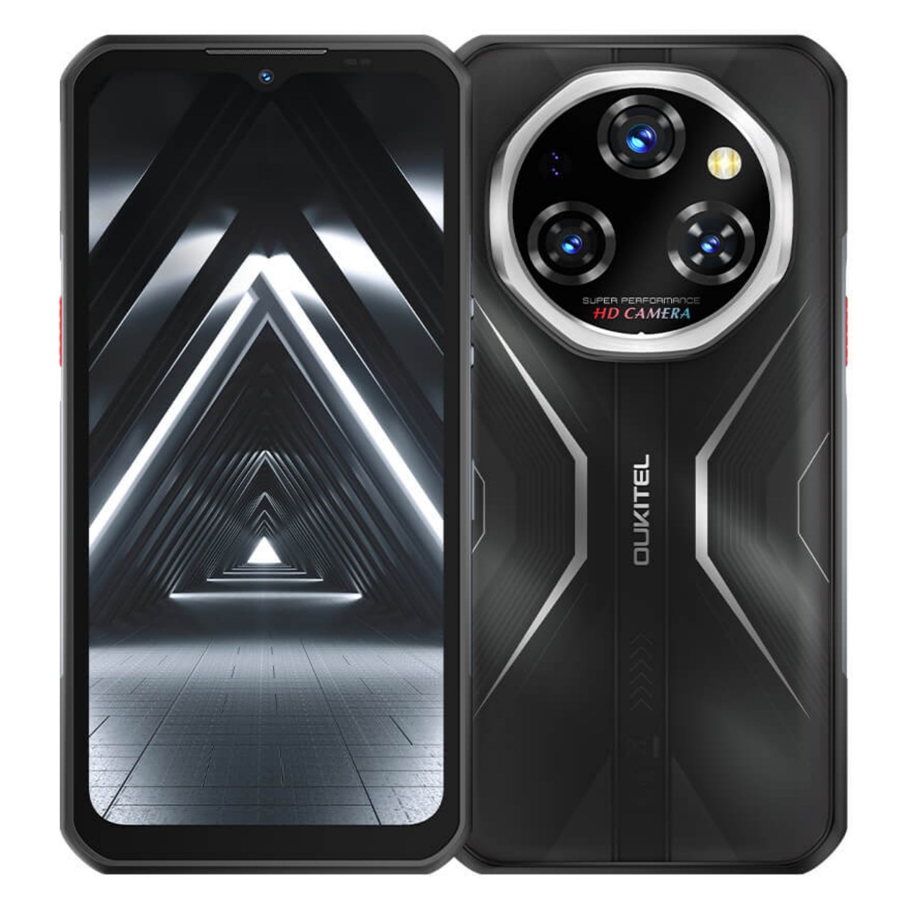 OUKITEL WP55 S 4G Rugged Phone 6.6'' FHD+ Display 11000mAh Big Battery 64MP Camera Android 15(12GB+512GB NFC)