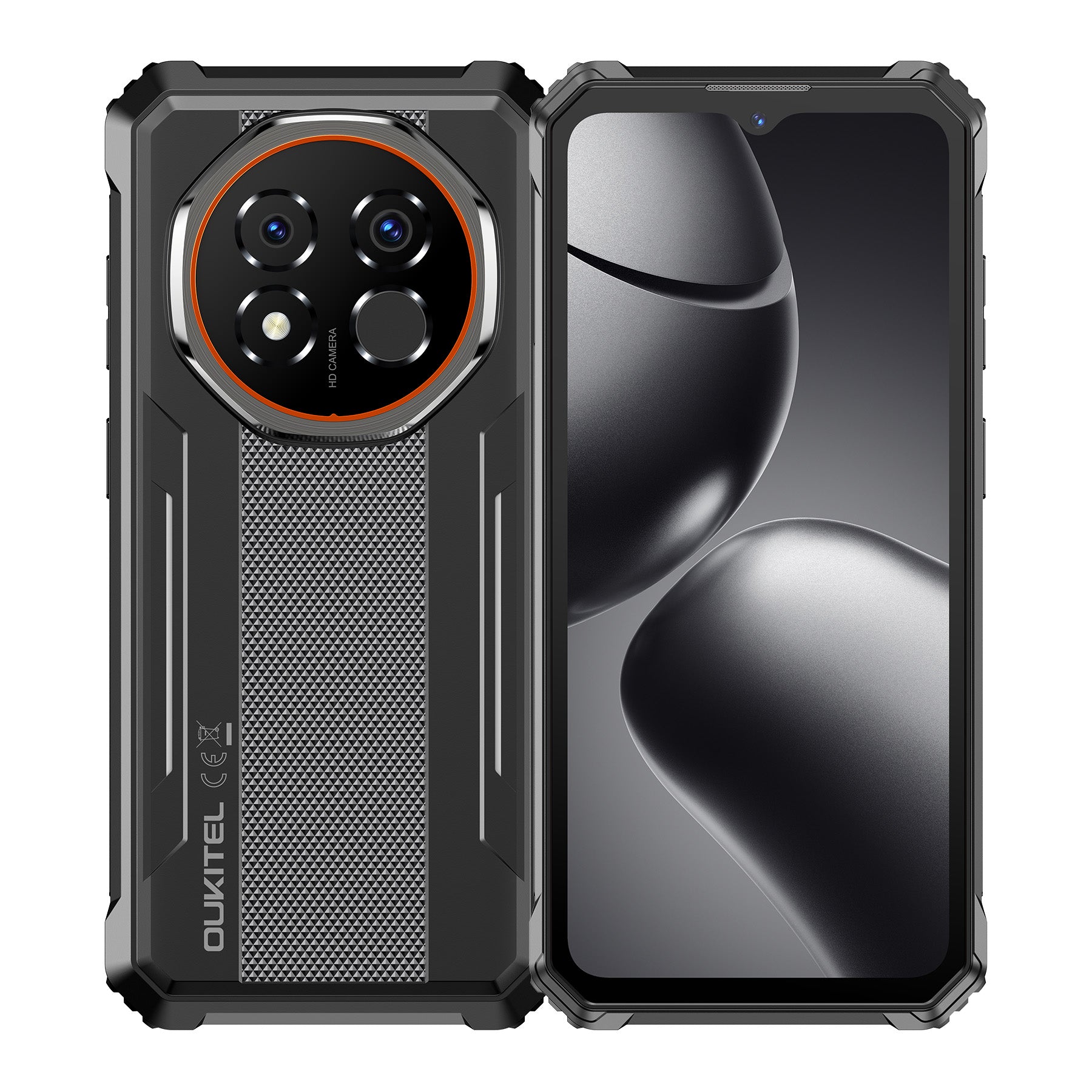 OUKITEL G6-EV 5G Rugged Phone 6.52'' HD+ Display 10,600mAh Big Battery 64MP Camera Android 16(8GB+256GB)