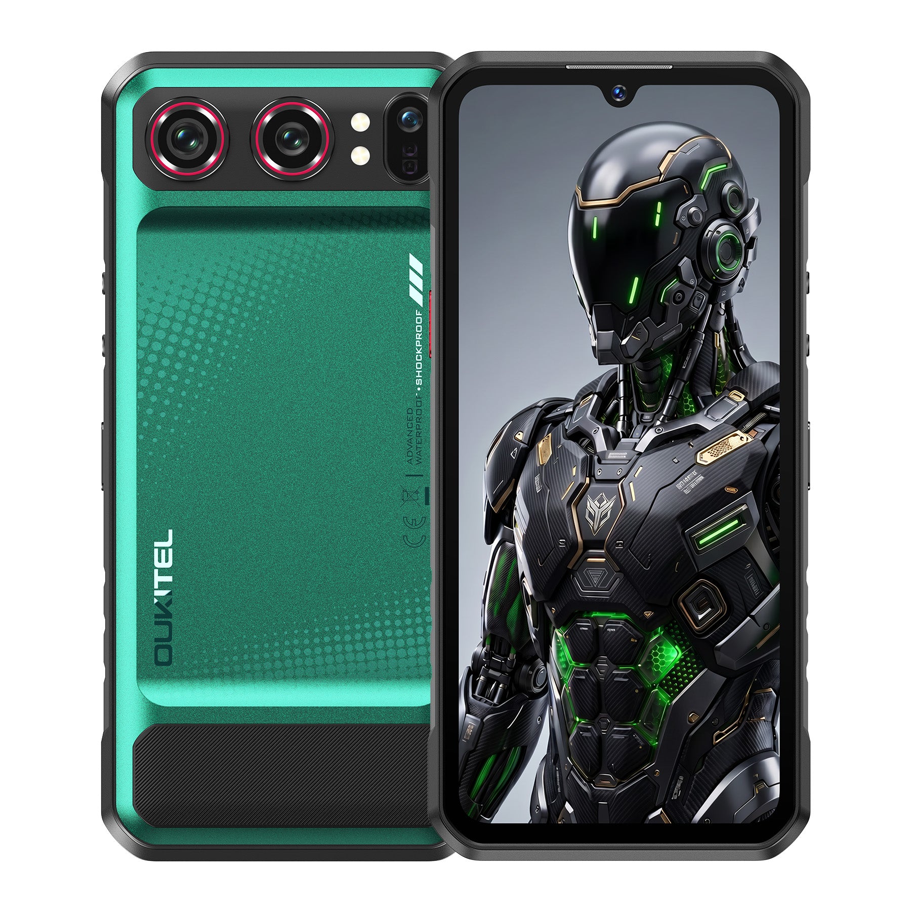 OUKITEL WP68 Air 5G Rugged Phone 6.88'' HD+ Display 8000mAh Battery 64MP Camera Android 16 (12GB+512GB NFC)