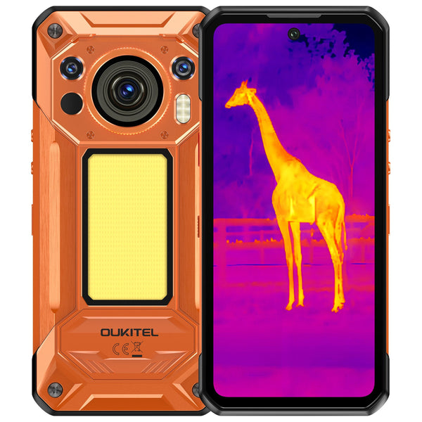 OUKITEL WP500 Ultra Thermal Imaging 5G Rugged Phone 6.78'' FHD+ Display 10,000mAh Big Battery 108MP Camera Android 16(12GB+1TB)