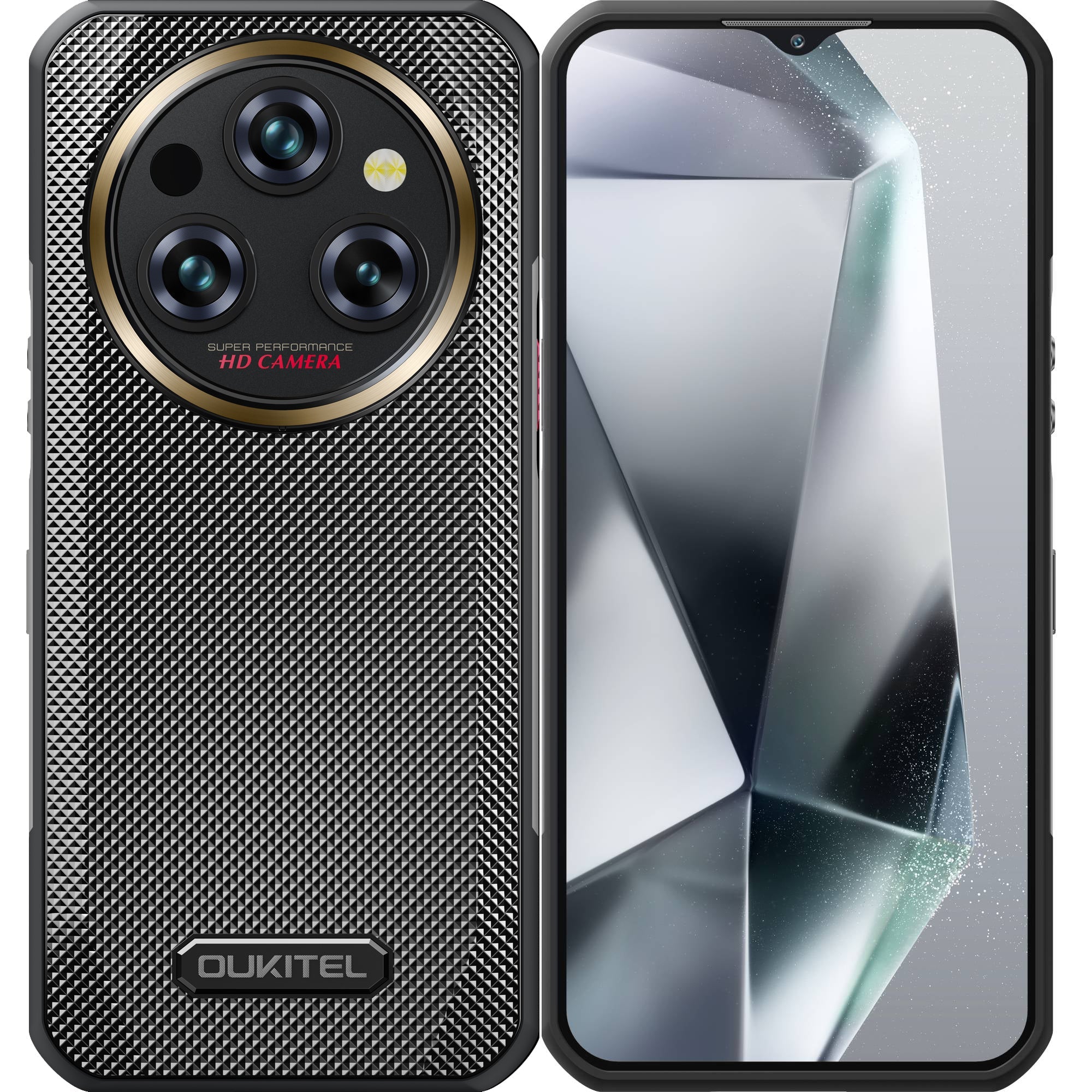 Oukitel WP35Pro 5G Rugged Phone 6.6'' HD+ Display 11000mAh Big Battery 64MP Camera Android 15(12GB+512GB NFC)