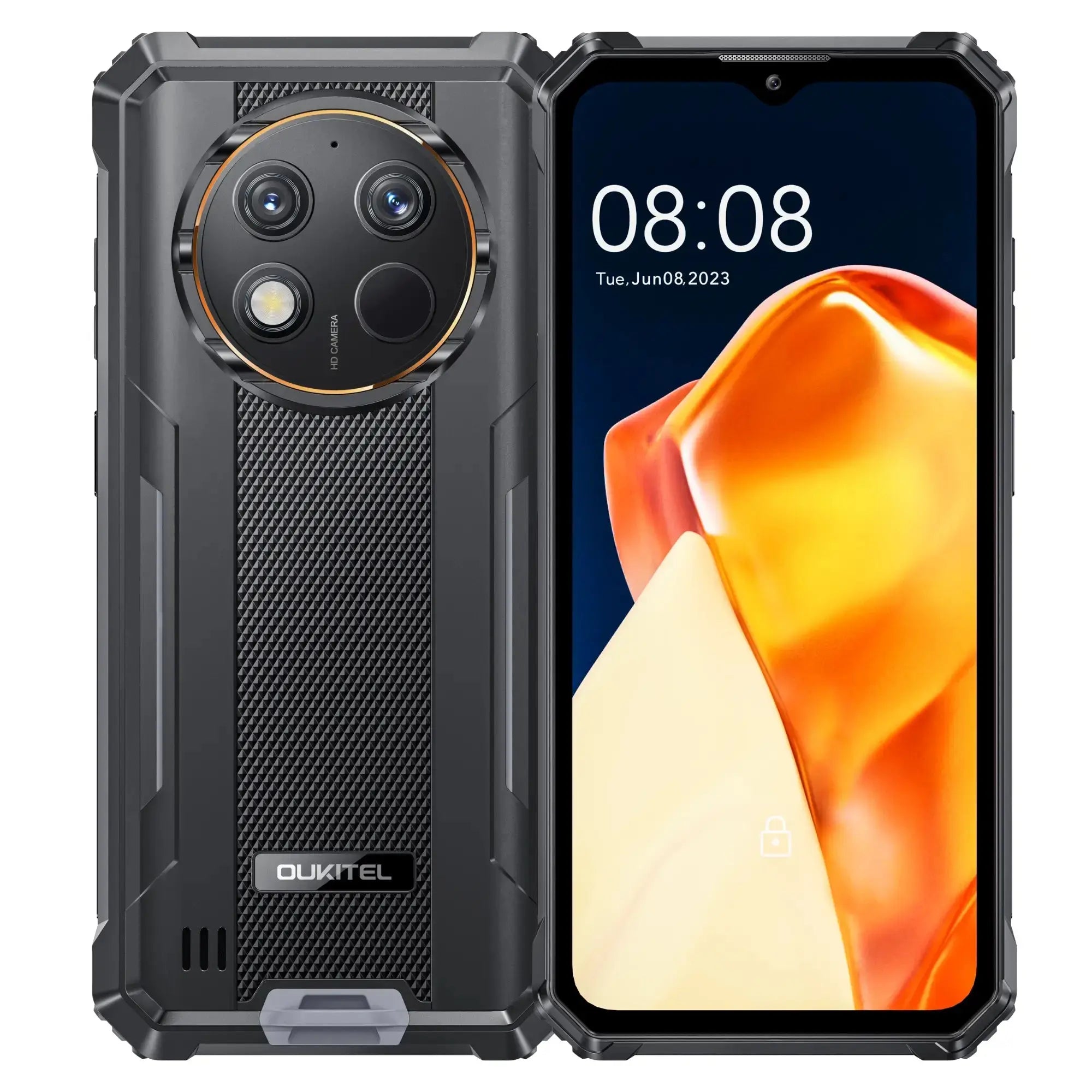 OUKITEL G1 S Rugged Phone 6.52-inch 10600mAh Big Battery 13MP Camera (4+128GB)