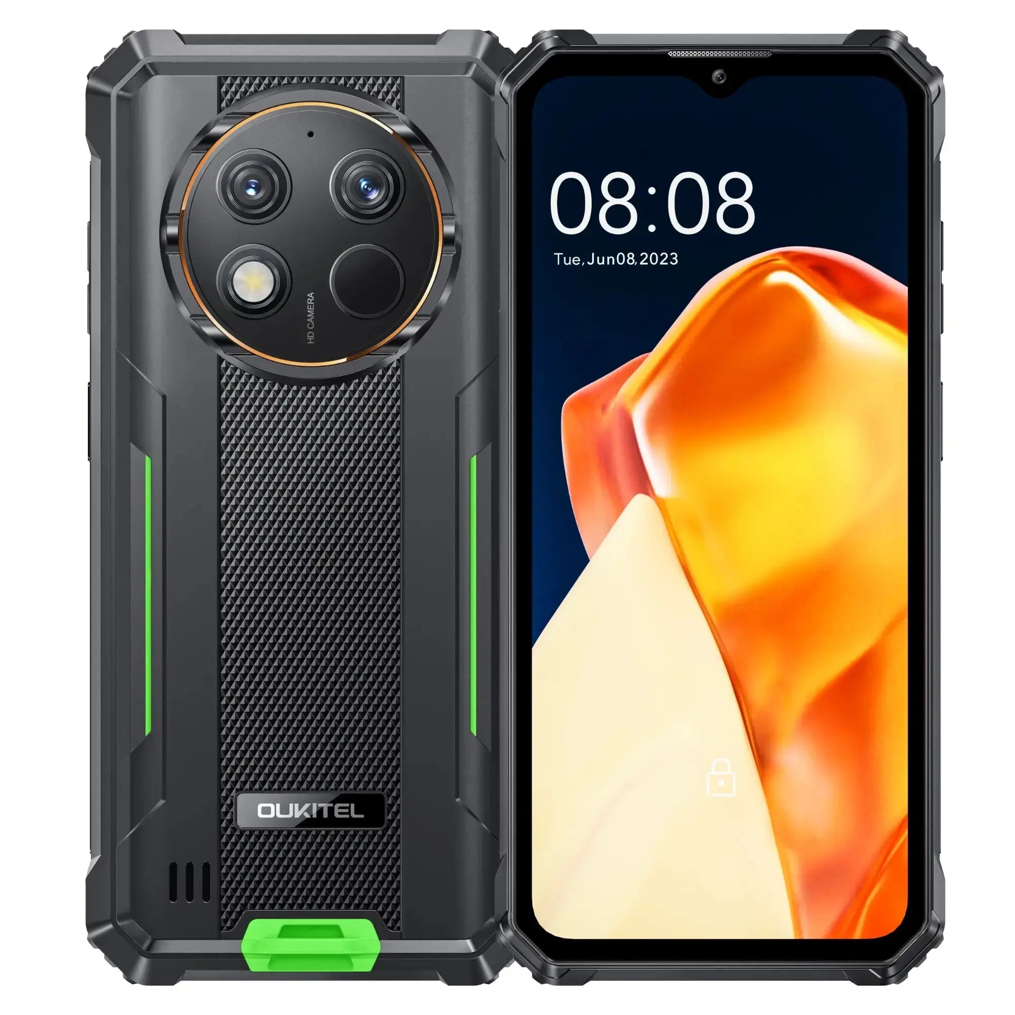 OUKITEL G1 S Rugged Phone 6.52-inch 10600mAh Big Battery 13MP Camera (4+128GB)