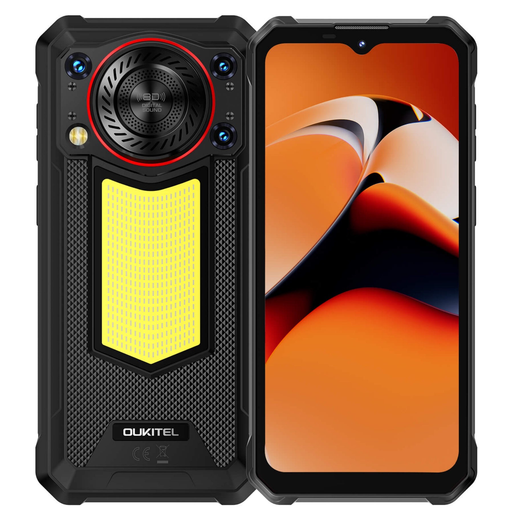 Oukitel WP53 S 5G Rugged Phone 6.52'' FHD+ Display 11000mAh Big Battery 50MP Camera Android 15(4GB+128GB NFC)